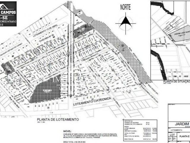 Terreno venda em Região Geográfica Imediata de Toledo, Toledo