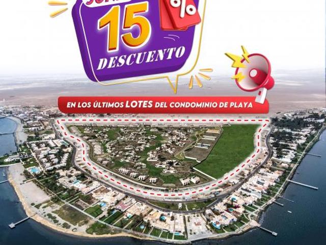 Lotes con entrega inmediata en el corazón de Paracas!