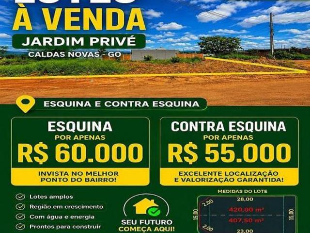 Terreno venda em Jardim Privê das Caldas, Caldas Novas