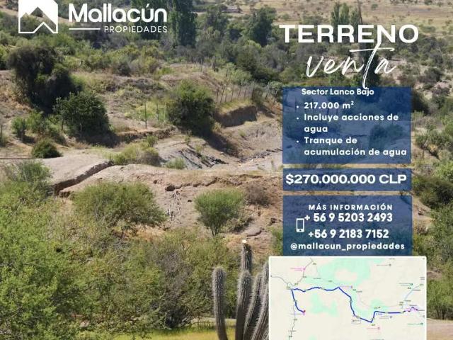 Terreno en venta en Illapel, Coquimbo