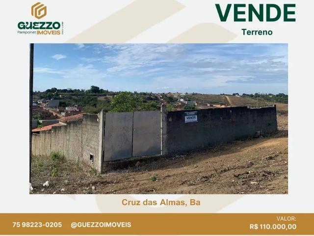 Terreno venda em Cruz das Almas