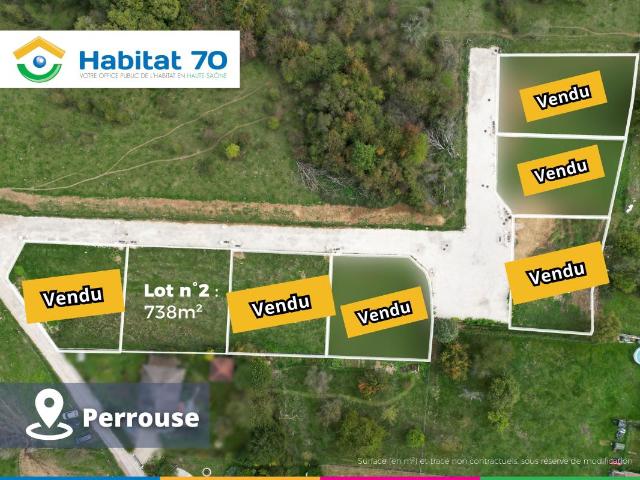 Terrain vente à Vesoul, Perrouse