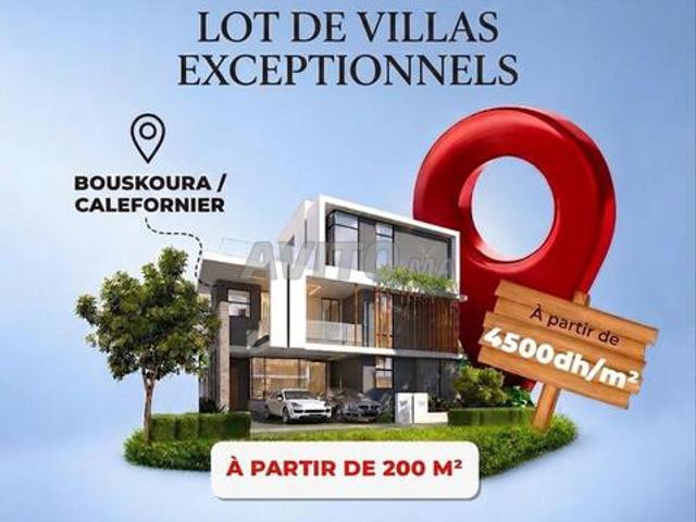 Propriété vente à Bouskoura, Gharb-Chrarda-Beni Hssen