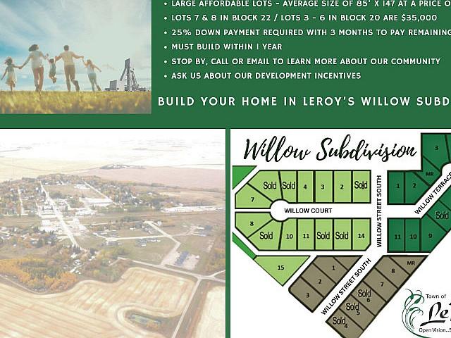 Land for sale in Leroy, Saskatchewan