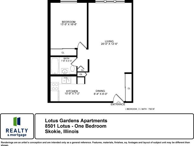 Apartment for rent in Skokie, Illinois