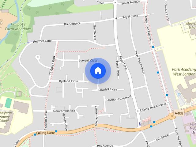 House for rent in Yiewsley, Greater London