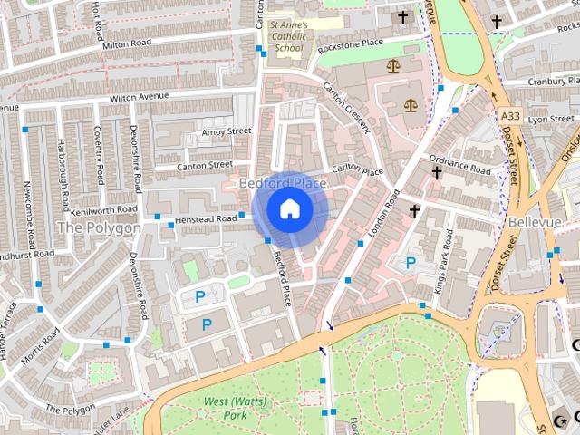 Apartment for rent in The Polygon, City Of Southampton