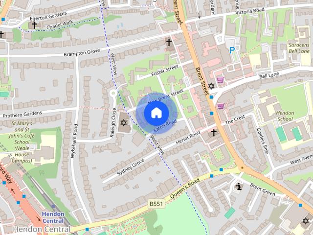 Apartment for rent in London Borough of Barnet, Greater London