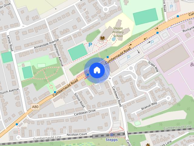 Apartment for rent in Millerston, Stepps