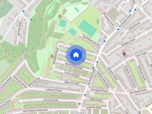 House for rent in Crookes, South Yorkshire