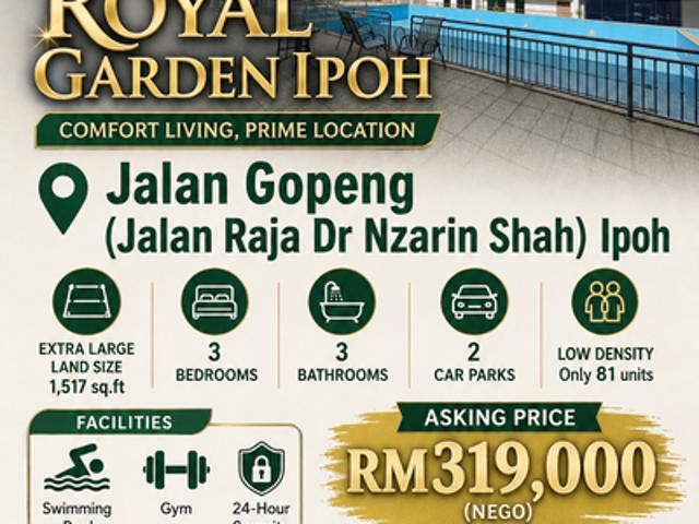 Condominium for sale in Perak, Tanjong Ipoh