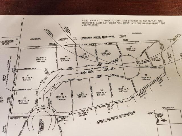 Land for sale in Lyons, Wisconsin