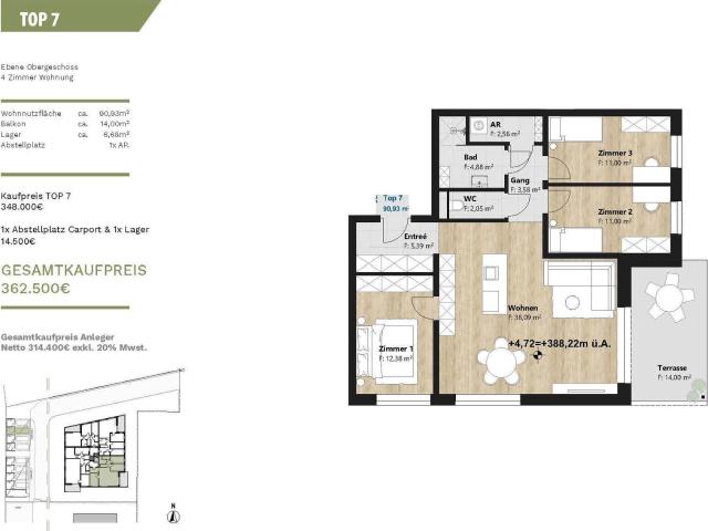 Apartment kaufen in St. Peter im Sulmtal, Steiermark