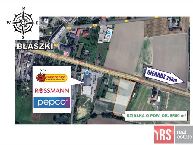 Grunt na sprzedaż w Błaszki, Łódzkie