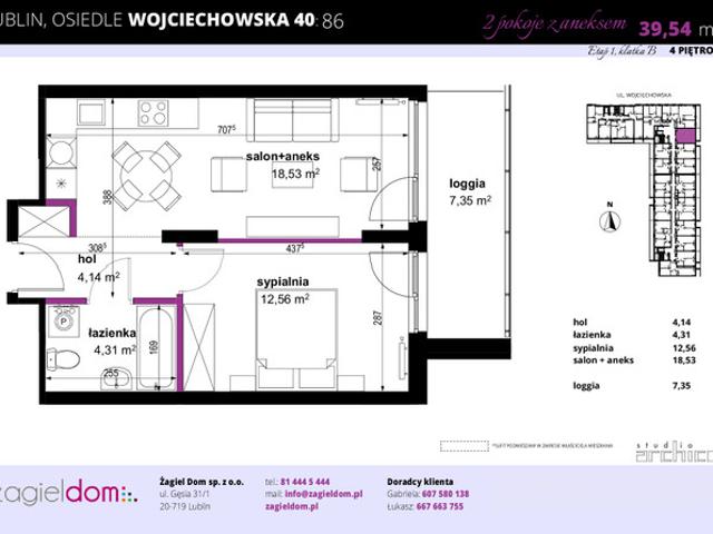 Mieszkanie na sprzedaż w Lublin, Lubelskie