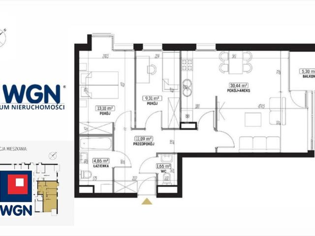 Mieszkanie na sprzedaż w Garbów, Lubelskie