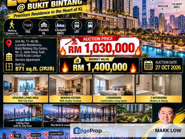 Condominium for sale in Bukit Bintang City Centre, Kuala Lumpur