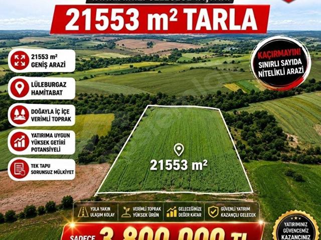 Hamitabat, Lüleburgaz içerisinde satılık Arsa