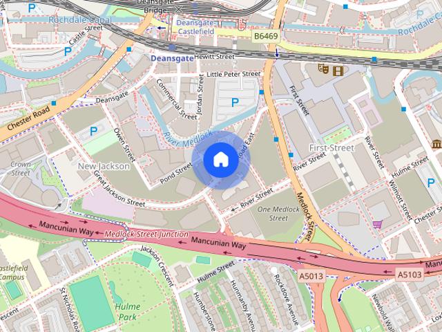 Apartment for rent in First Street, Manchester