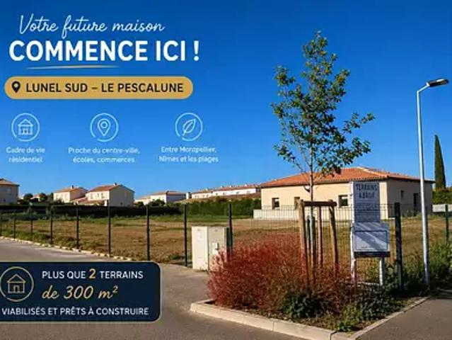 Terrain vente à Montpellier, Lunel