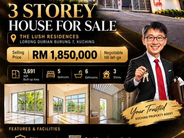 House for sale in Saradise, Kuching