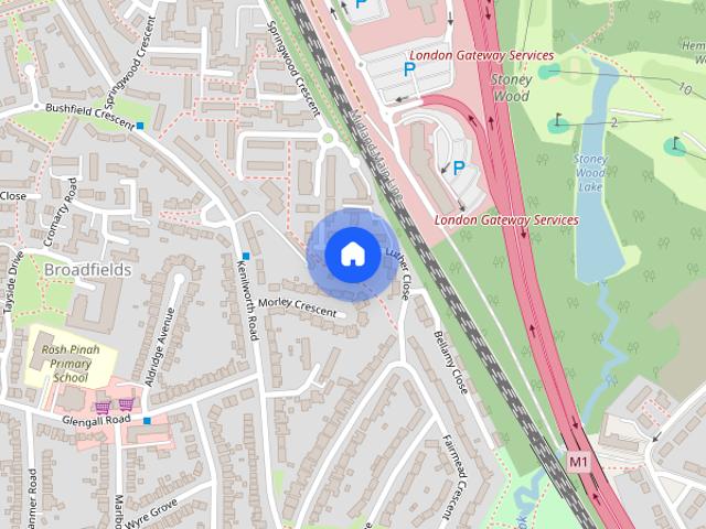 Apartment for rent in Broadfields, Greater London