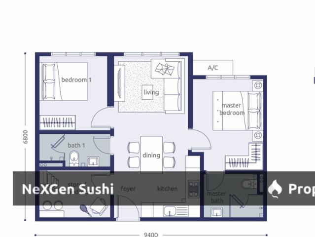 Serviced Residence for rent in Petaling, Subang Jaya
