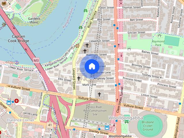 Apartment for rent in Kangaroo Point, Greater Brisbane