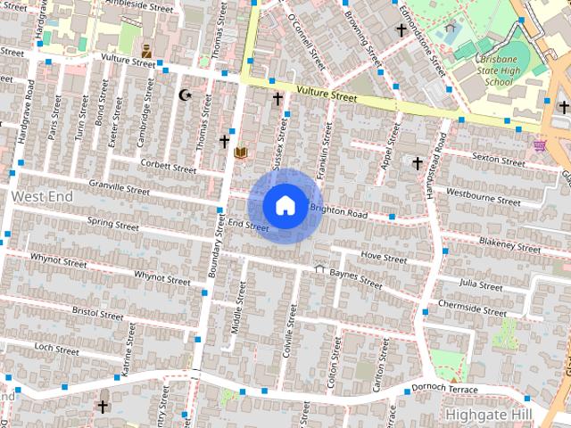 Apartment for rent in Highgate Hill, Greater Brisbane