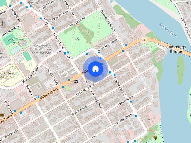 Apartment for rent in Rideau-Vanier, Ottawa