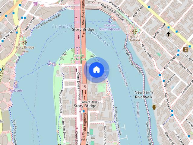 Apartment for rent in Kangaroo Point, Greater Brisbane
