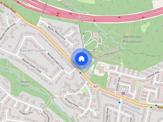 Studio for rent in Bassett Green, City Of Southampton