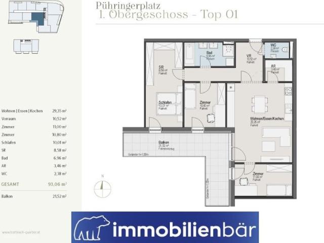 Apartment kaufen in Parz, Grieskirchen