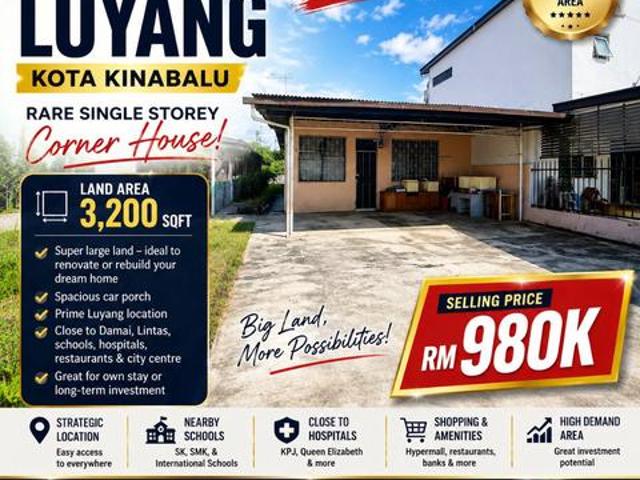 Terraced House for sale in Kinabalu, Sabah