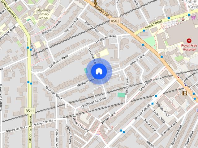 House for rent in Belsize Park, Greater London