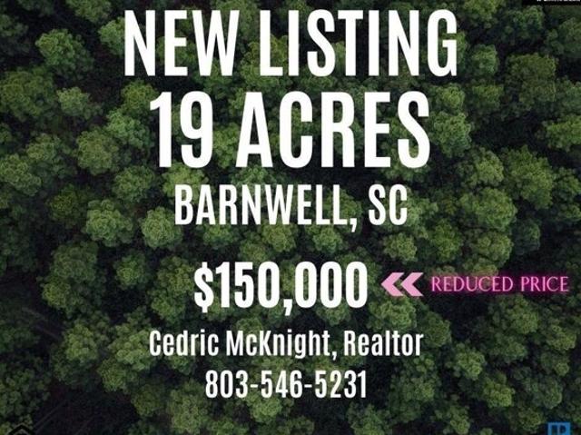Land for sale in Barnwell