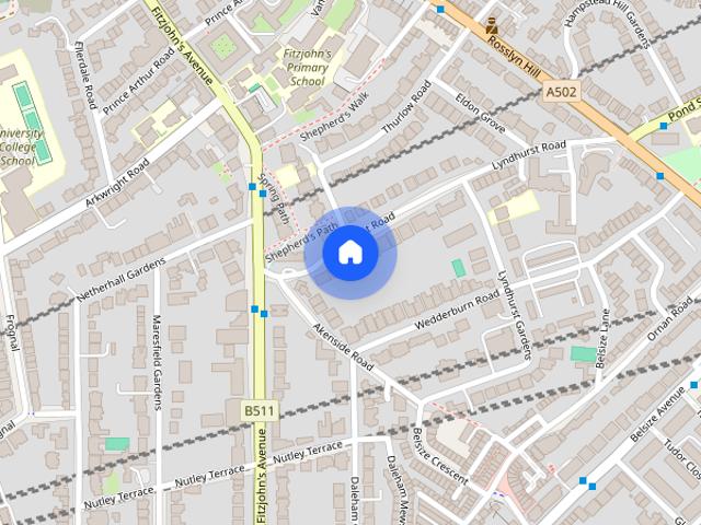 Apartment for rent in Hampstead, Belsize Park