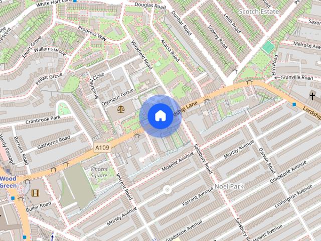 Apartment for rent in Noel Park, Greater London