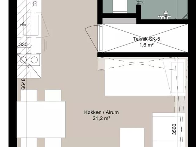 Lejlighed til leje i Århus