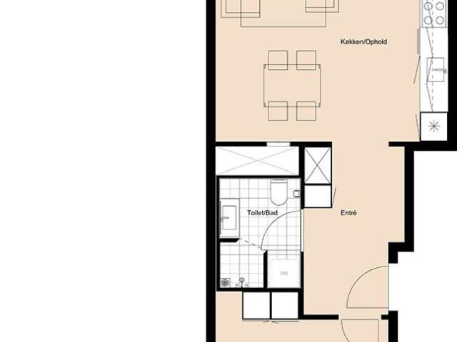 Lejlighed til leje i Gartnerbyen, Odense