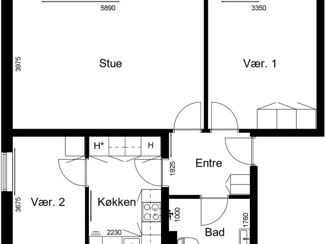 Lejlighed til leje i Aalestrup, Brønderslev-Dronninglund