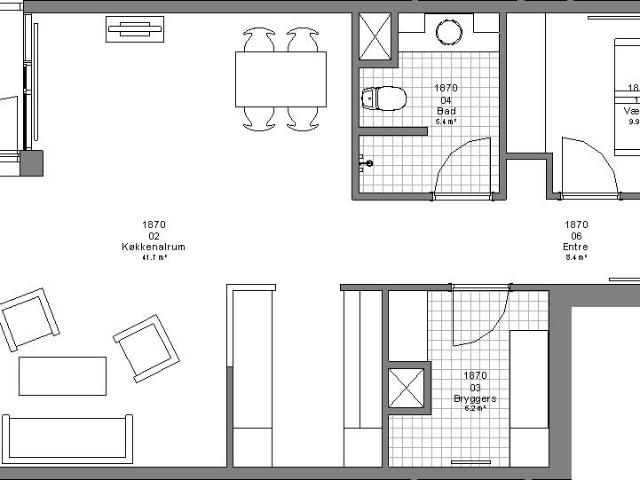 Lejlighed til leje i Herning, Århus