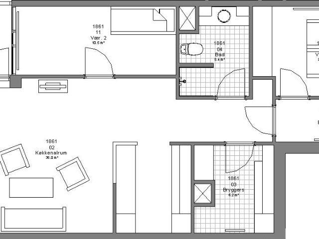 Lejlighed til leje i Herning, Århus
