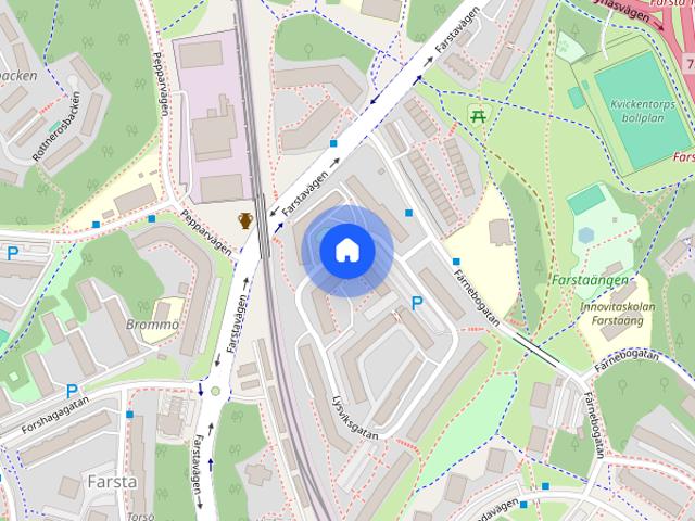 Lägenhet hyra i Farsta stadsdelsområde, Stockholm
