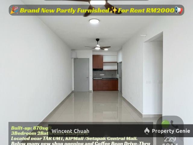 Condominium for rent in Kawasan Perindustrain Jalan Usahawan, Kuala Lumpur