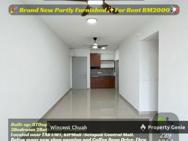 Apartment for rent in Kawasan Perindustrain Jalan Usahawan, Kuala Lumpur