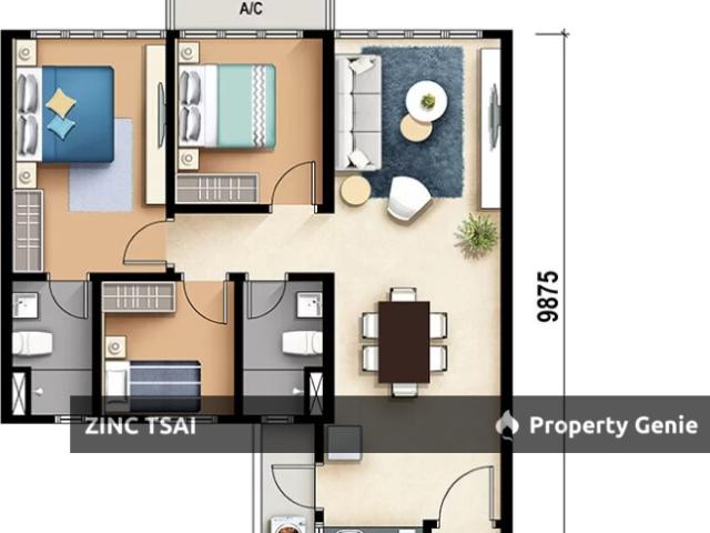 Serviced Residence for rent in Country Heights Damansara, Kuala Lumpur