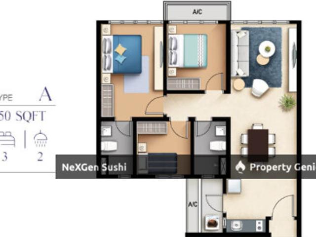 Serviced Residence for rent in Country Heights Damansara, Kuala Lumpur