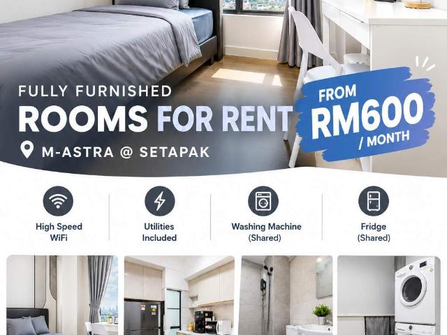 Room for rent in Taman Danau Kota, Kuala Lumpur