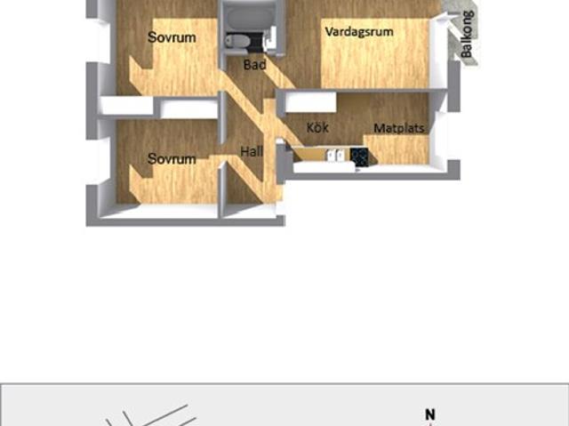 Lägenhet hyra i Åmål, Västra Götaland
